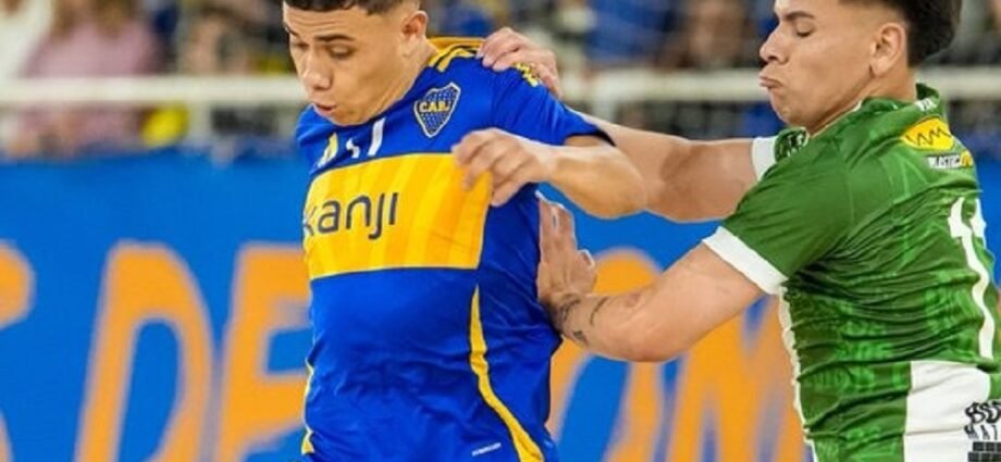 Boca goleo a Pinocho en la ida por las semis