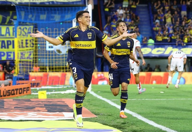 Boca le gano con tranquilidad a Newells en un discreto partido