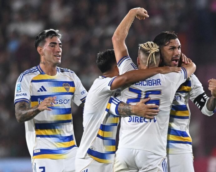 Apareció el Boca que todos esperaban y le gano con claridad a Lanús