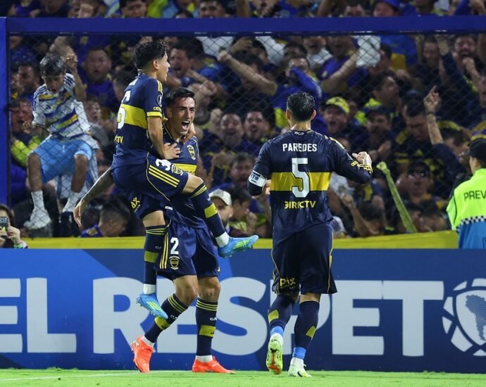 Libertadores: Boca con facilidad ante Barcelona de Ecuador con la Bombonera a pura fiesta