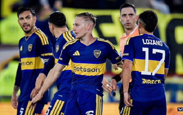 Boca le gano claramente a Estudiantes en el partido que tenia pendiente