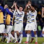 Boca paseo por Paraguay y goleó a Recoleta y esta en cuartos de la Copa Sudamericana