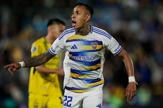 Boca paseo por Paraguay y goleó a Recoleta y esta en cuartos de la Copa Sudamericana
