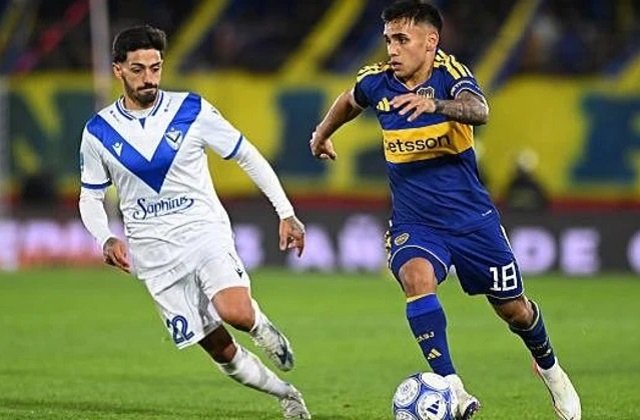 Boca en un gran partido empato con Vélez pero mereció más